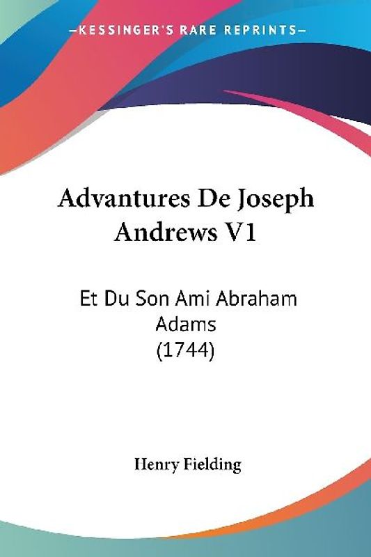 Advantures De Joseph Andrews V1