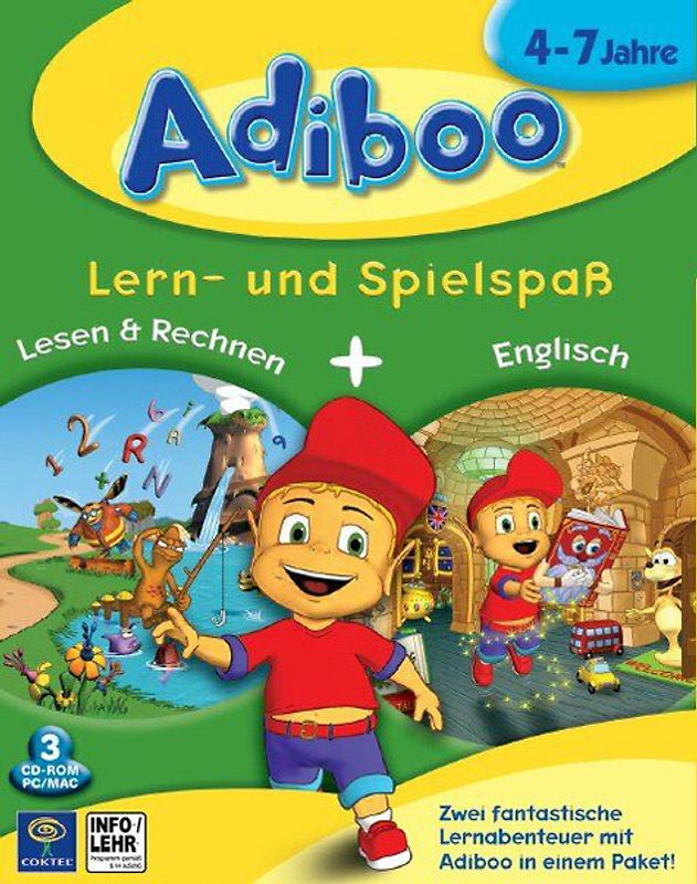 Adiboo Lern- und Spielspaß: Lesen & Rechnen + Englisch MacOS