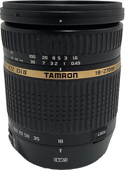 Tamron AF 18-270 mm F3.5-6.3 Di LD VC II Macro 72 mm Objectif  (adapté à Canon EF) noir