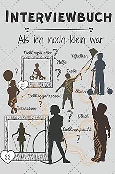 Interviewbuch - als ich noch klein war: Erinnerungsbuch für Kinder und Jugendliche zwischen 6 und 18 Jahren | Freundschaftsbuch zum Ausfüllen | ... DIN A5, 102 Seiten, glänzendes Softcover