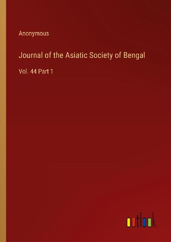Journal of the Asiatic Society of Bengal