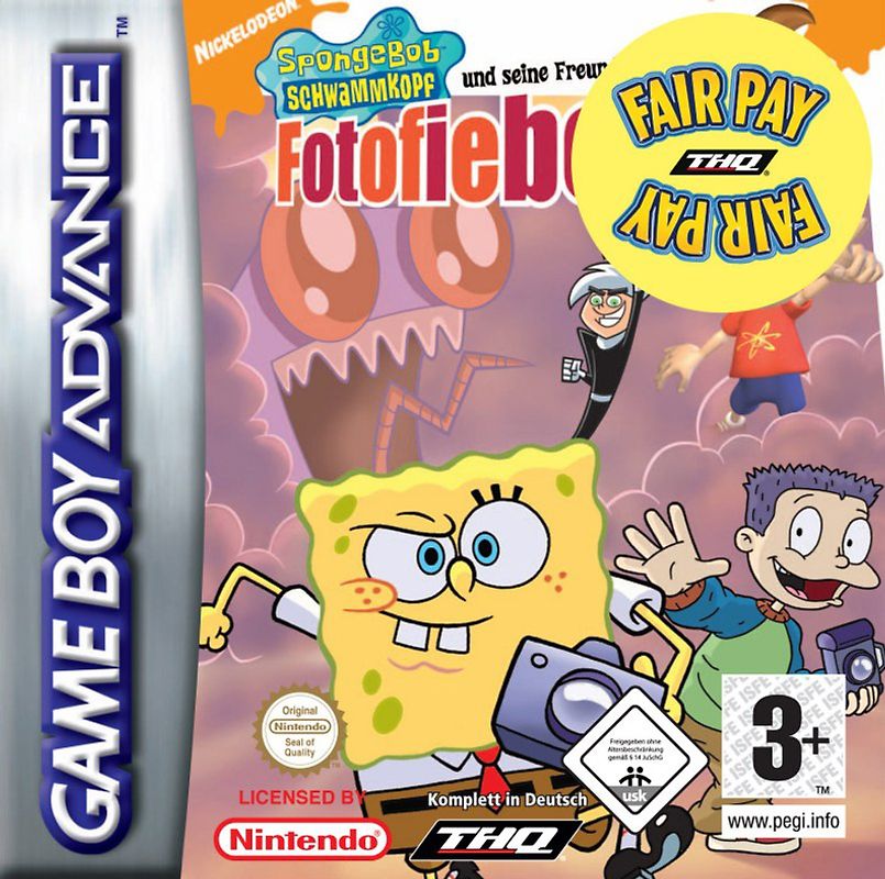 SpongeBob Schwammkopf und seine Freunde im Fotofieber Nintendo Game Boy Advance