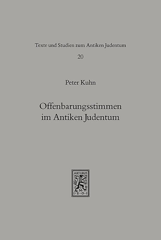 Offenbarungsstimmen im Antiken Judentum