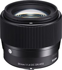 Sigma C 56 mm F1.4 DC DN 55 mm Objectif (adapté à Sony E-mount) noir