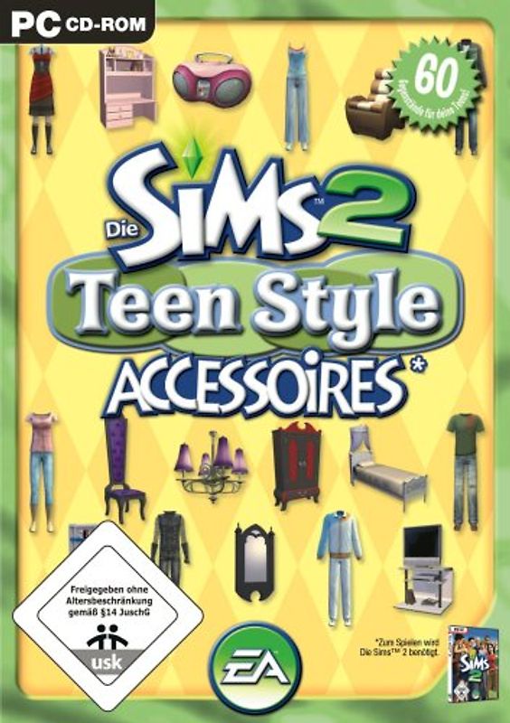 Die Sims 2: Teen Style Accessoires! [AddOn] PC Spiele