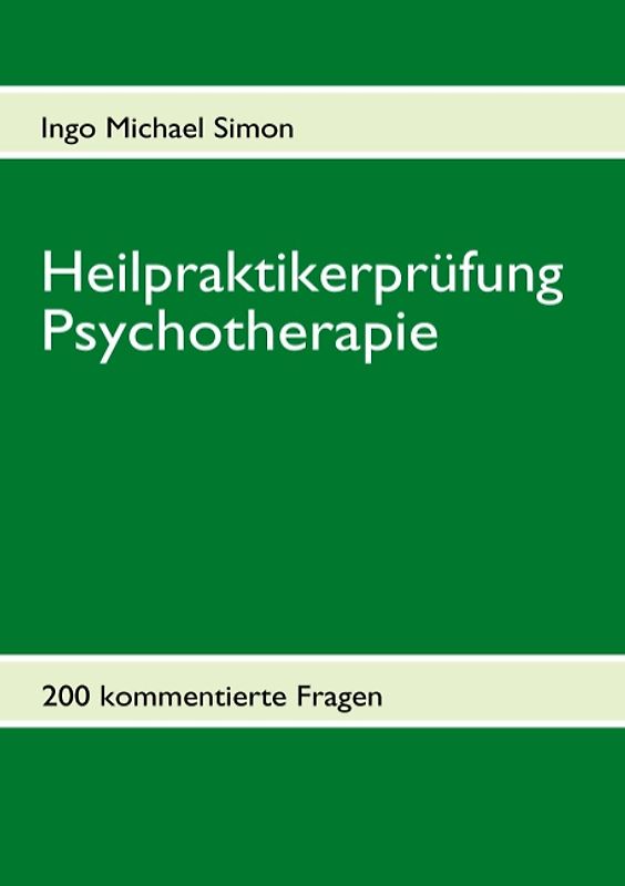 Heilpraktikerprüfung Psychotherapie