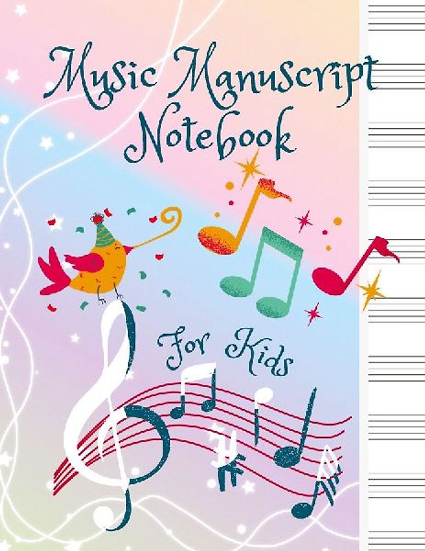 Music Manuscript Notebook For Kids