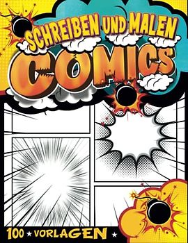 Comic Kreatives Buch Zeichnen Mädchen: Tagebuch Für Kinder Schreiben, Um Comic-Geschichten Zu Schreiben | Schreibe Und Zeichne Kinder-Comics 6-8