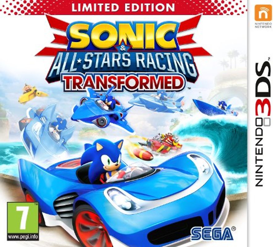 Sonic & All Stars Racing Transformed Sonic & SEGA All-Stars Racing: Transformed [Limited Edition, Internationale Version] Nintendo 3DS