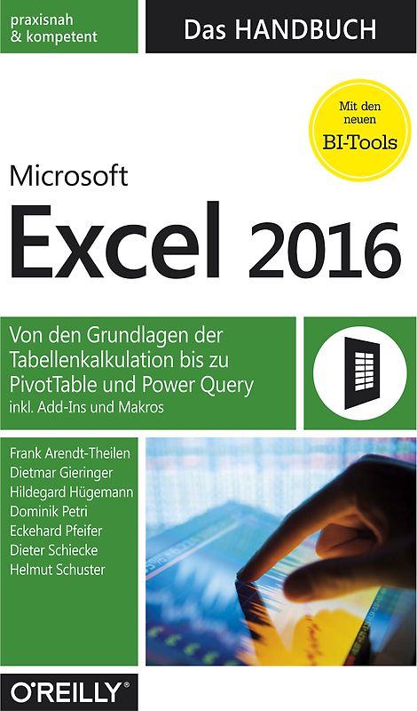 Microsoft Excel 2016 – Das Handbuch