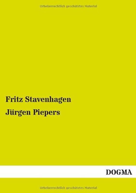 Jürgen Piepers - Stavenhagen, Fritz