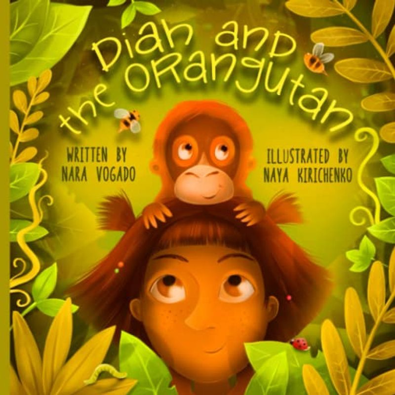Diah and the orangutan
