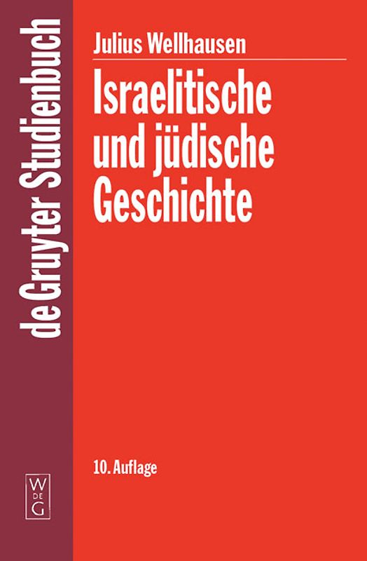 Israelitische und jüdische Geschichte