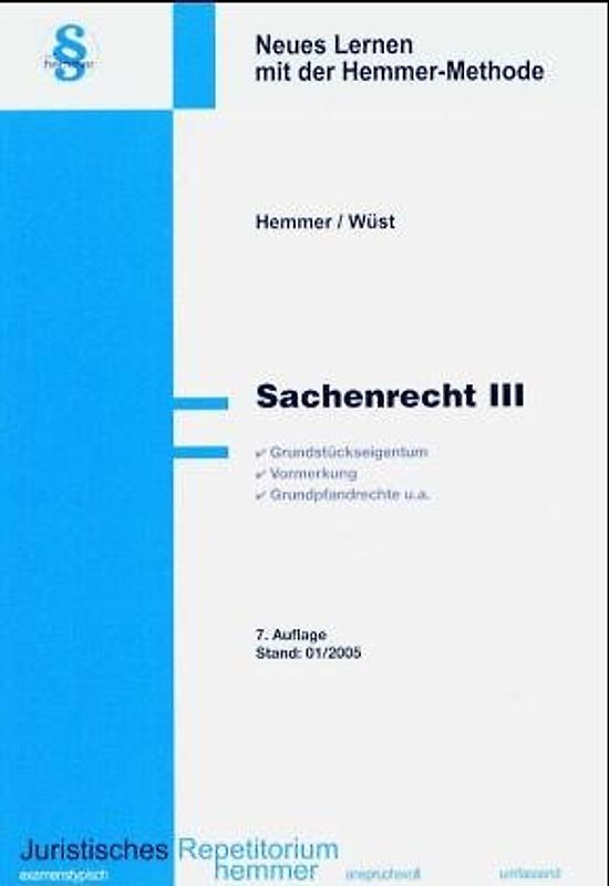Sachenrecht III
