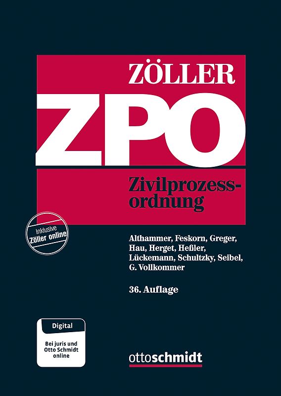 Zivilprozessordnung ZPO