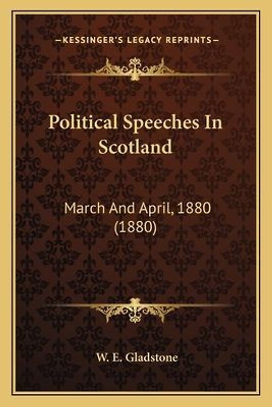 Political Speeches In Scotland