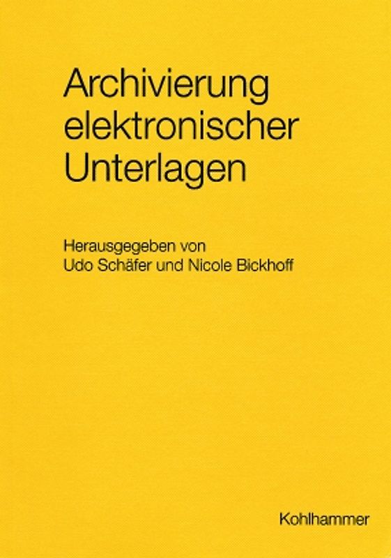 Archivierung elektronischer Unterlagen
