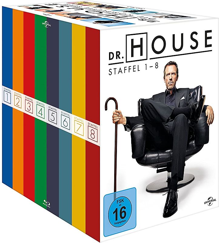 Dr. House - Staffel 1-8 [39 Discs] Blu-ray Disc