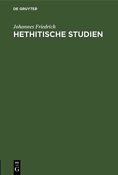 Hethitische Studien
