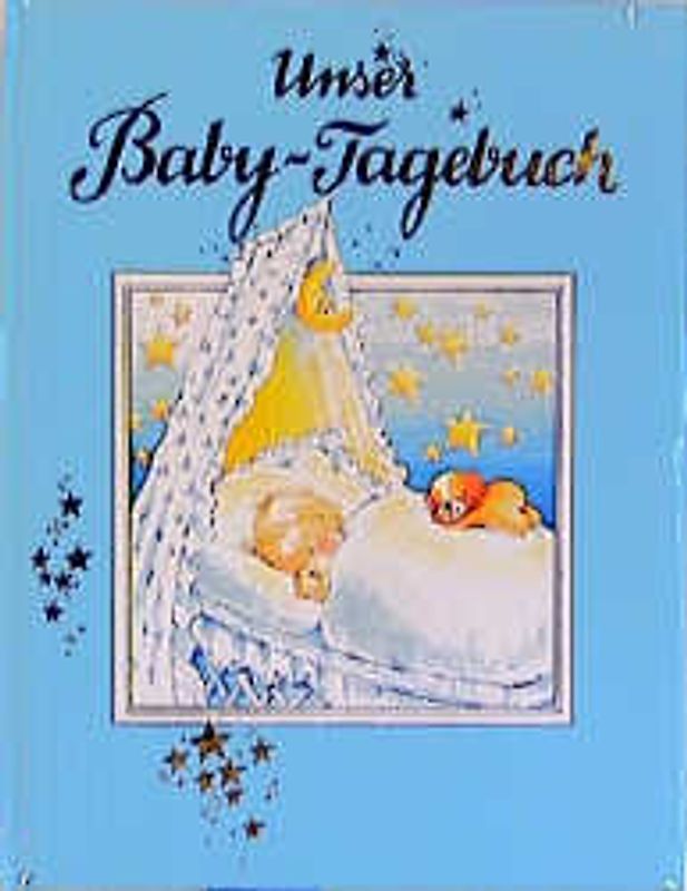 Unser Baby-Tagebuch. Hellblau