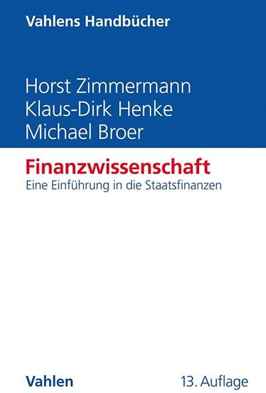 Finanzwissenschaft
