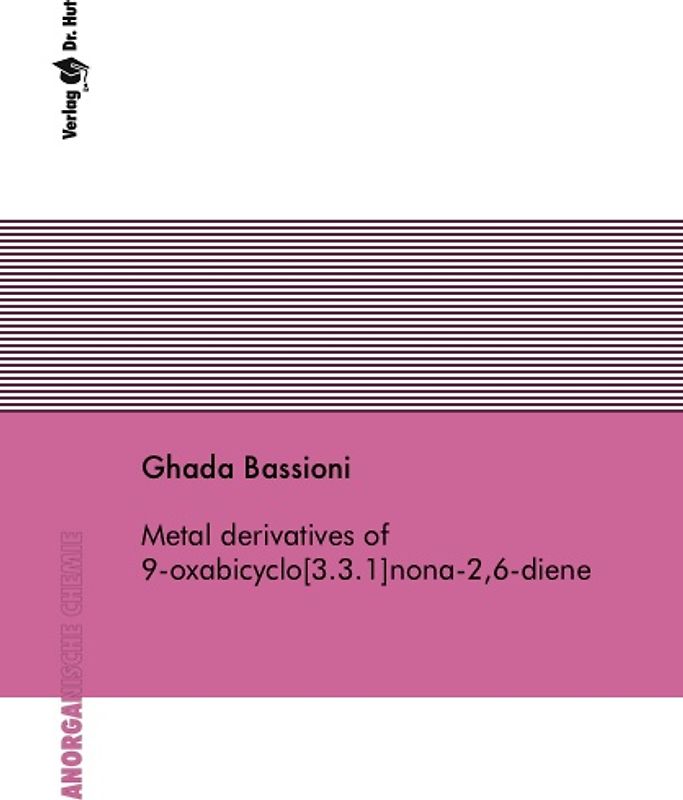 Metal derivatives of 9-oxabicyclo(3.3.1)nona-2,6-diene