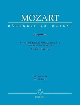 Requiem (vervollständigt von Michael Ostrzyga). Klavierauszug vokal, Urtextausgabe. BÄRENREITER URTEXT