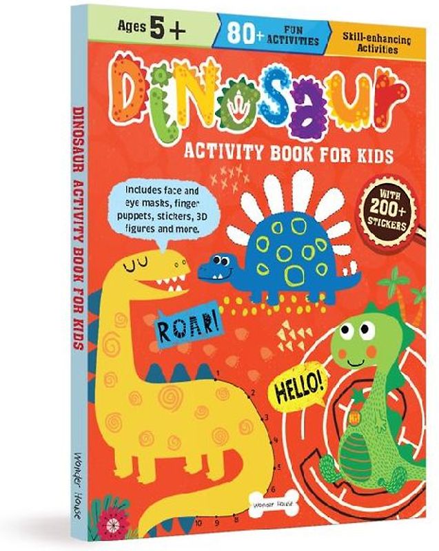 Dinosaur Activity Book for Kids