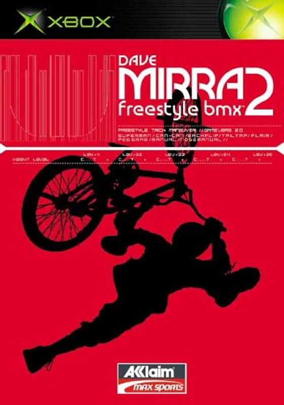 DAVE MIRRA FREESTYLE BMX 2 UK IMPORT Xbox