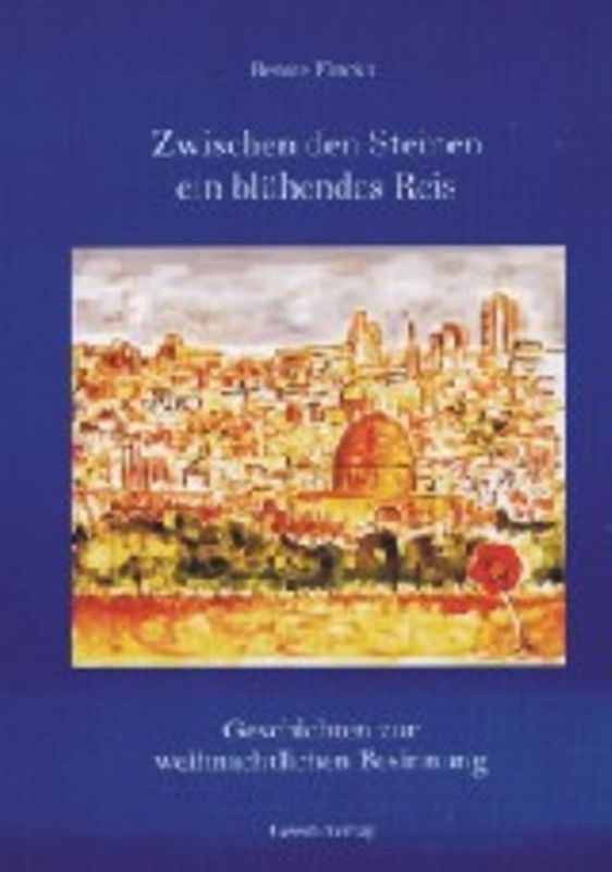 Zwischen den Steinen ein blühendes Reis