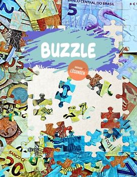Buzzle: Buch Puzzle Spiele für zuhause und unterwegs, für Erwachsene und Kinder ab 12 Jahren, inkl. Lösungen (FearGame Rätselbücher)