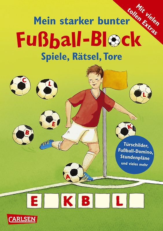 Mein starker bunter Fußball-Block
