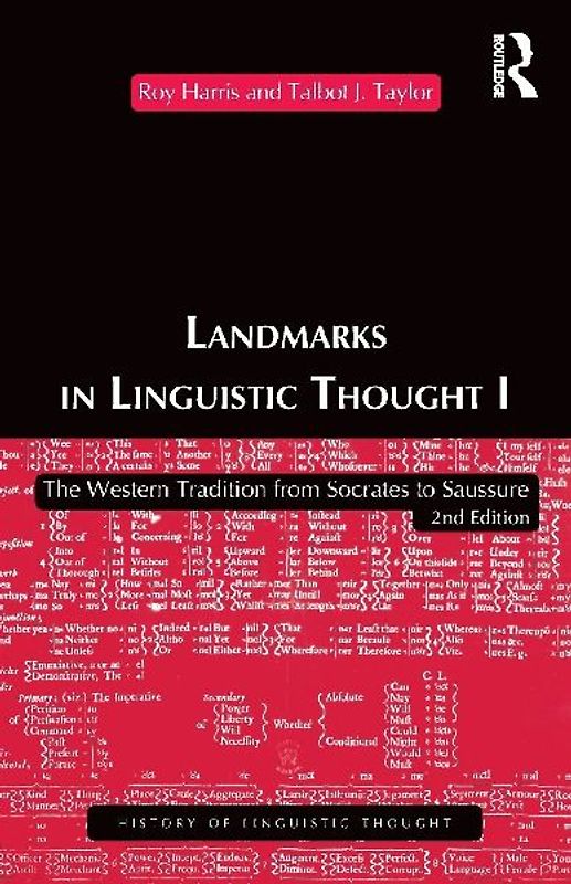 Landmarks In Linguistic Thought Volume I