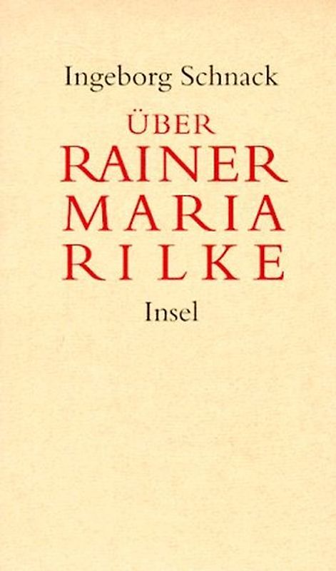 Über Rainer Maria Rilke. Aufsätze