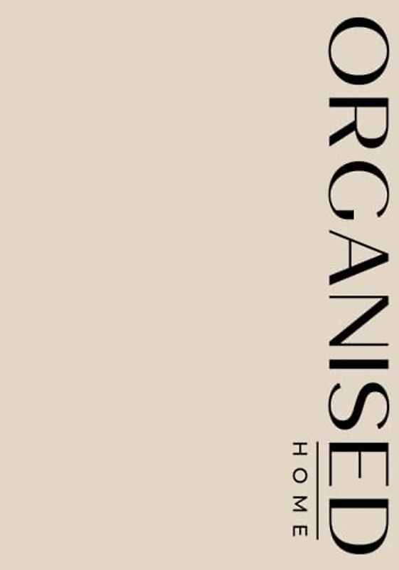 Organised Home: Decorative Table Book and Home Organiser | Display on Coffee Tables & Bookshelves | Show Home Style