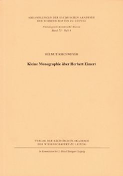 Kleine Monographie über Herbert Eimert