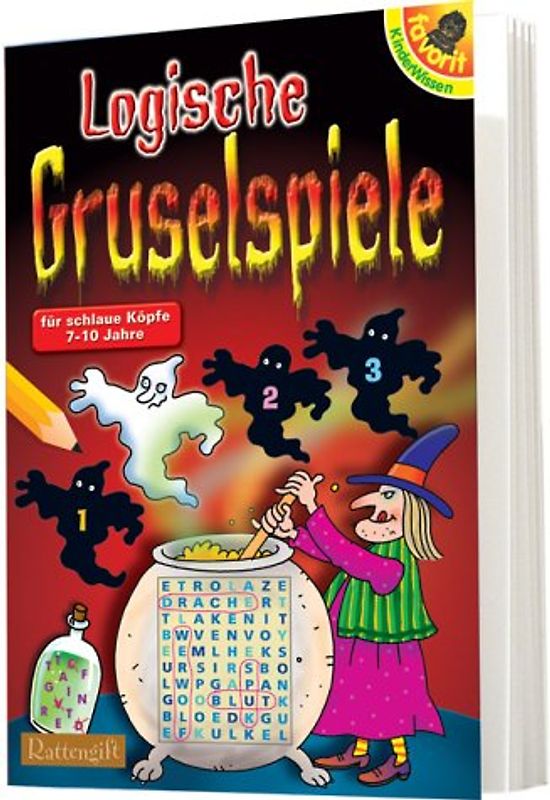 Logische Gruselspiele für schlaue Köpfe. 7-10 Jahre