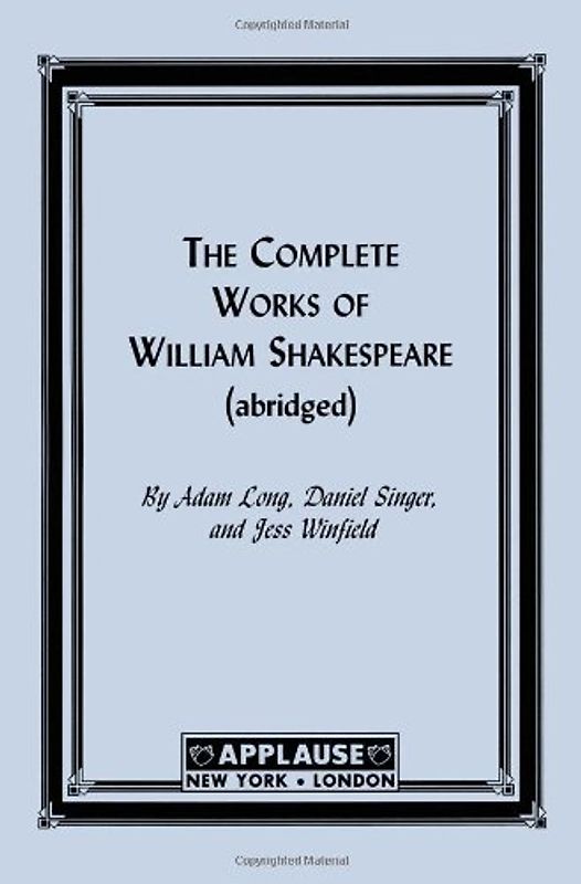 The Complete Works of William Shakespeare
