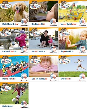 Paket – Lesestart mit Eberhart, Lesestufe 1: Komplettbezug Heft 1-10