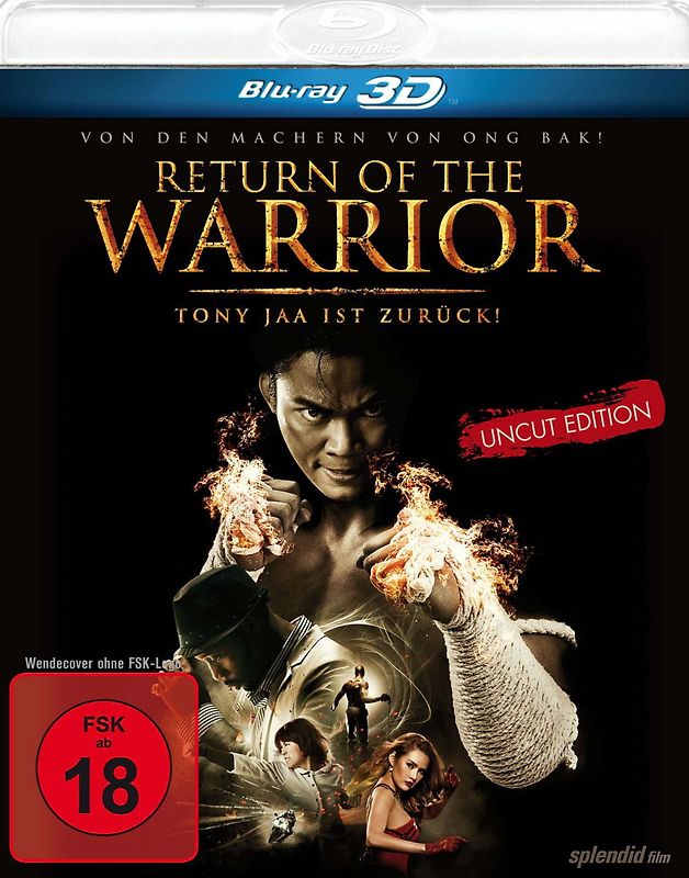 Return of the Warrior (Blu-ray 3D, Unrated Edition) Blu-ray Disc