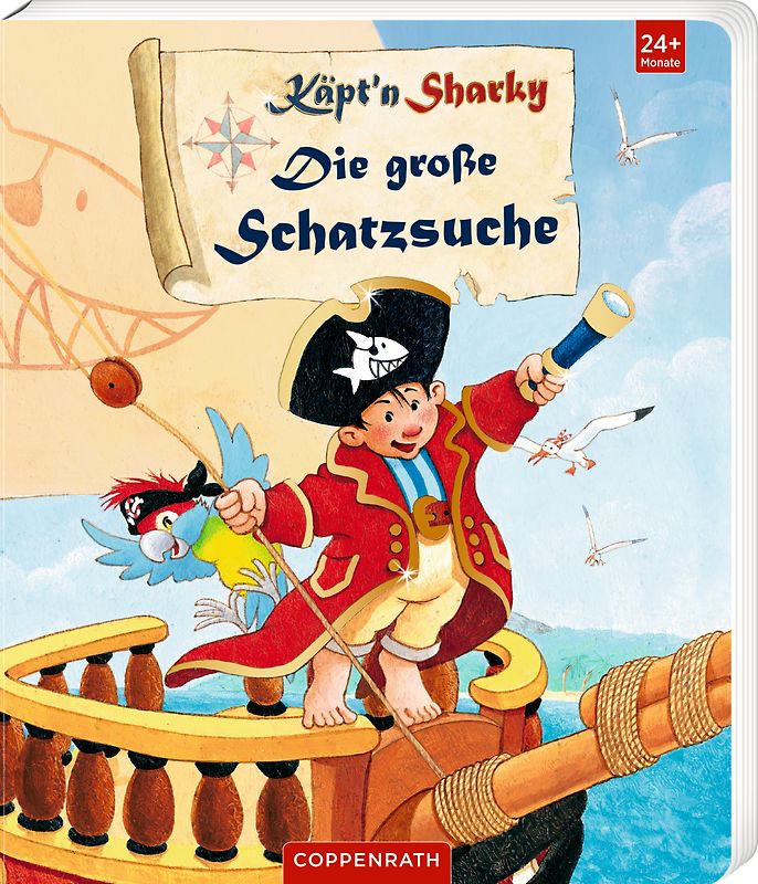 Käpt'n Sharky – Die große Schatzsuche (Pappbilderbuch)