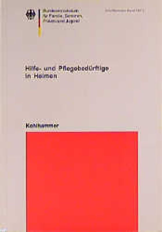 Hilfe- und Pflegebedürftige in Heimen