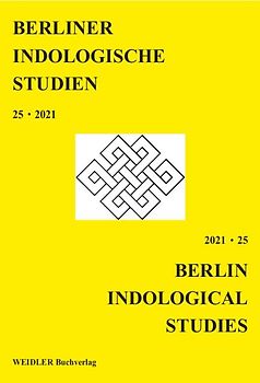Berliner Indologische Studien, Band 25