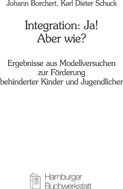 Integration: Ja! Aber wie?