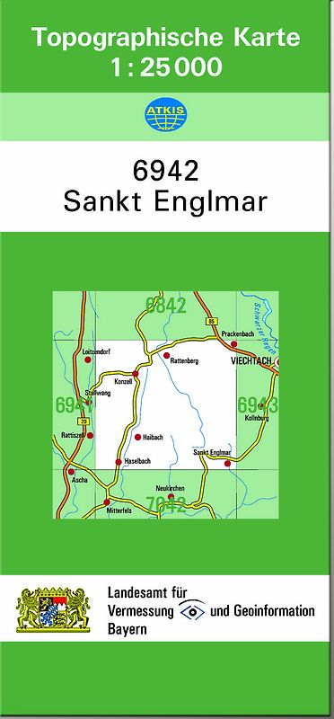 TK25 6942 Sankt Englmar