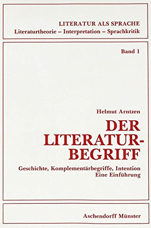 Der Literaturbegriff