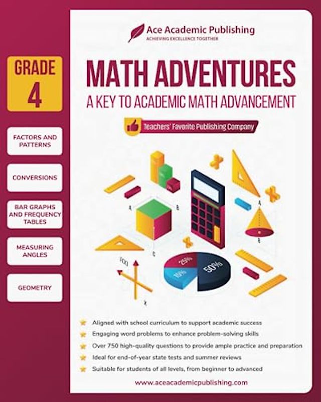 Math Adventures - Grade 4: A Key to Academic Math Advancement