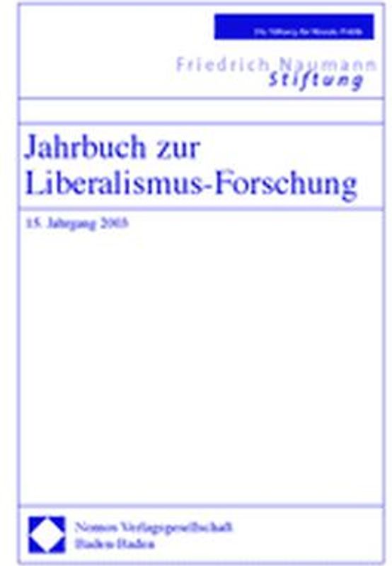Jahrbuch zur Liberalismus-Forschung