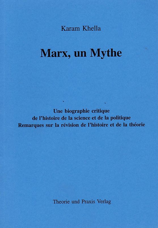 Marx, un Mythe