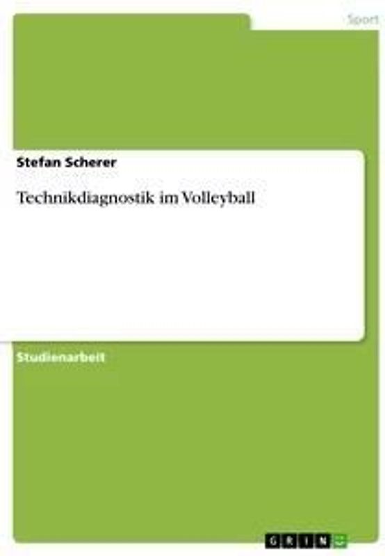 Technikdiagnostik im Volleyball